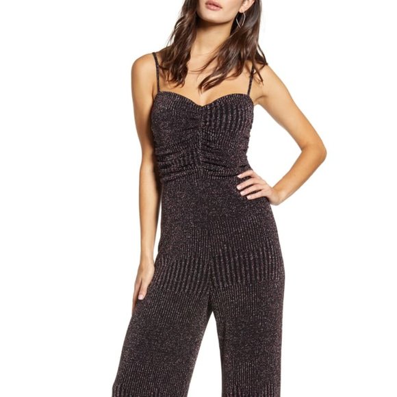 ruched jumpsuit